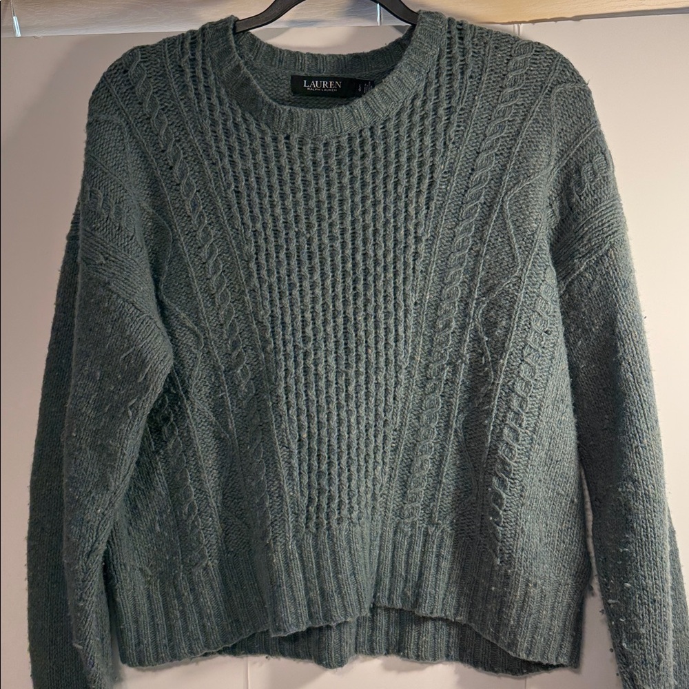 Ralph Lauren Blue Label Forest Cable Knit Sweater